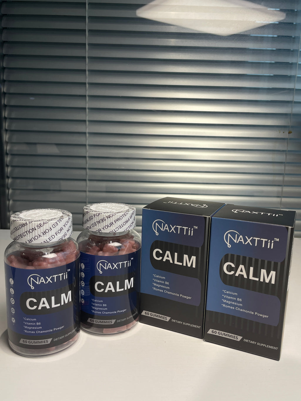 CALM Sleep Gummies with Vitamin B6 – Natural Sleep Support, Stress Relief, Vegan, Non-GMO, Gluten Free – Berry Flavor (60 Gummies)