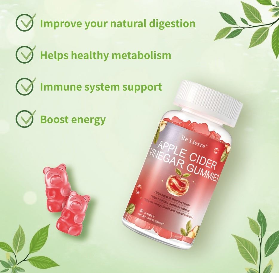 Apple Cider Vinegar Gummies – Grapefruit Flavour | Digestion, Metabolism & Weight Support | Vegan | 60 Gummies