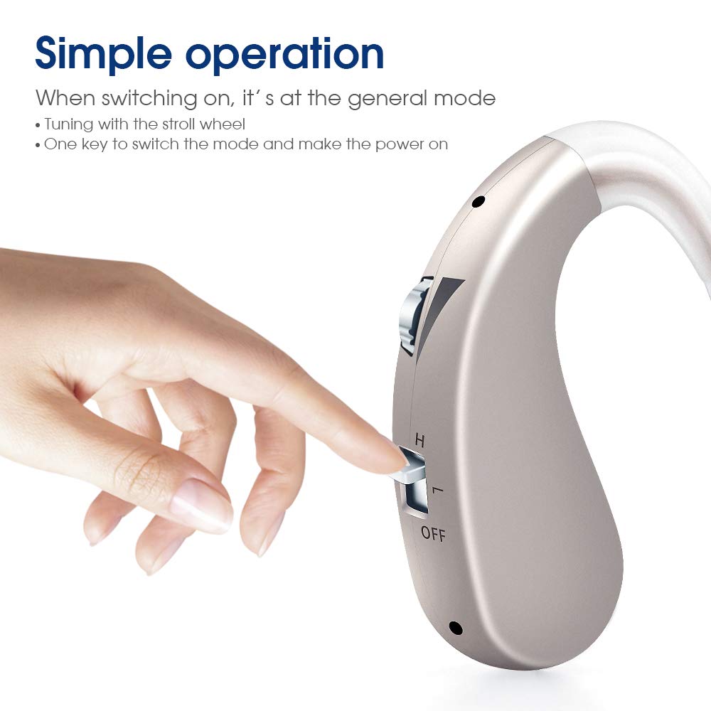 Behind-the-ear Hearing Aid| Clear Sound | Comfortable Fit | Everyday Confidence