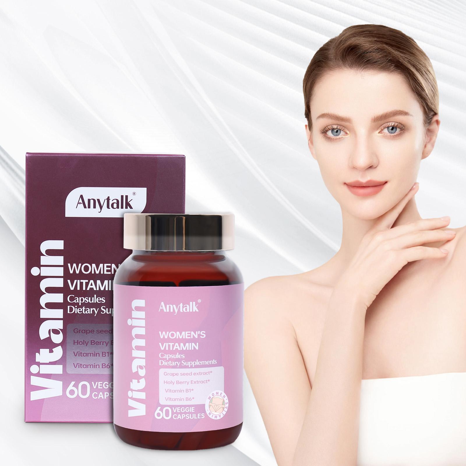 Women’s Multivitamin & Multimineral Supplement – Energy, Mood & Hair Skin Nails Support | Daily Wellness Formula