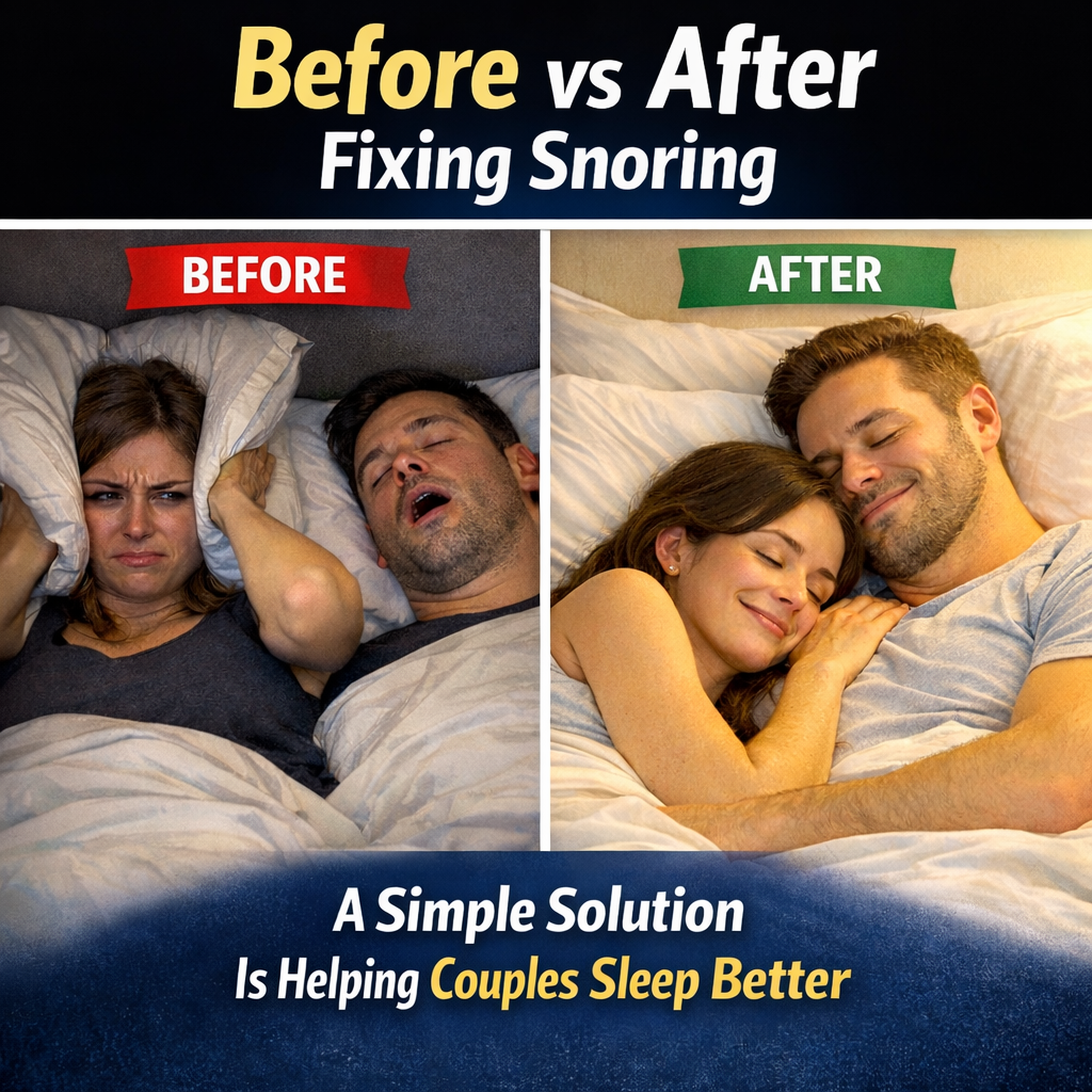 SnoreRx Adjustable Anti-Snoring Mouthpiece | Custom Fit Sleep Device | Stop Snoring Fast