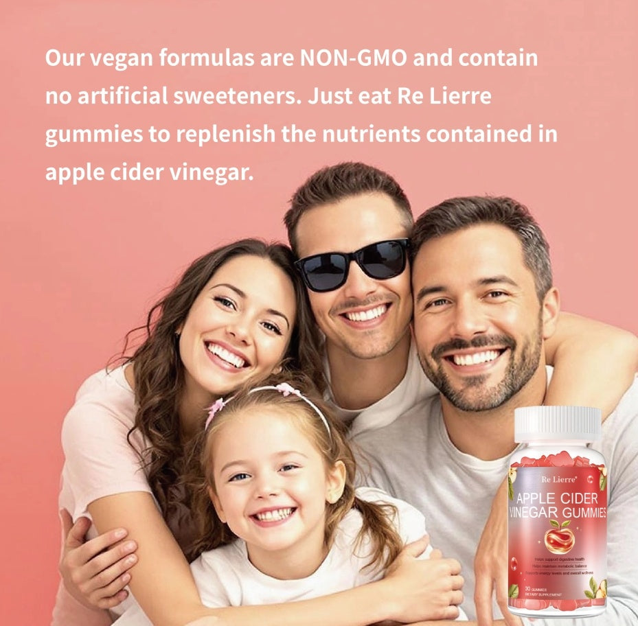 Apple Cider Vinegar Gummies – Grapefruit Flavour | Digestion, Metabolism & Weight Support | Vegan | 60 Gummies