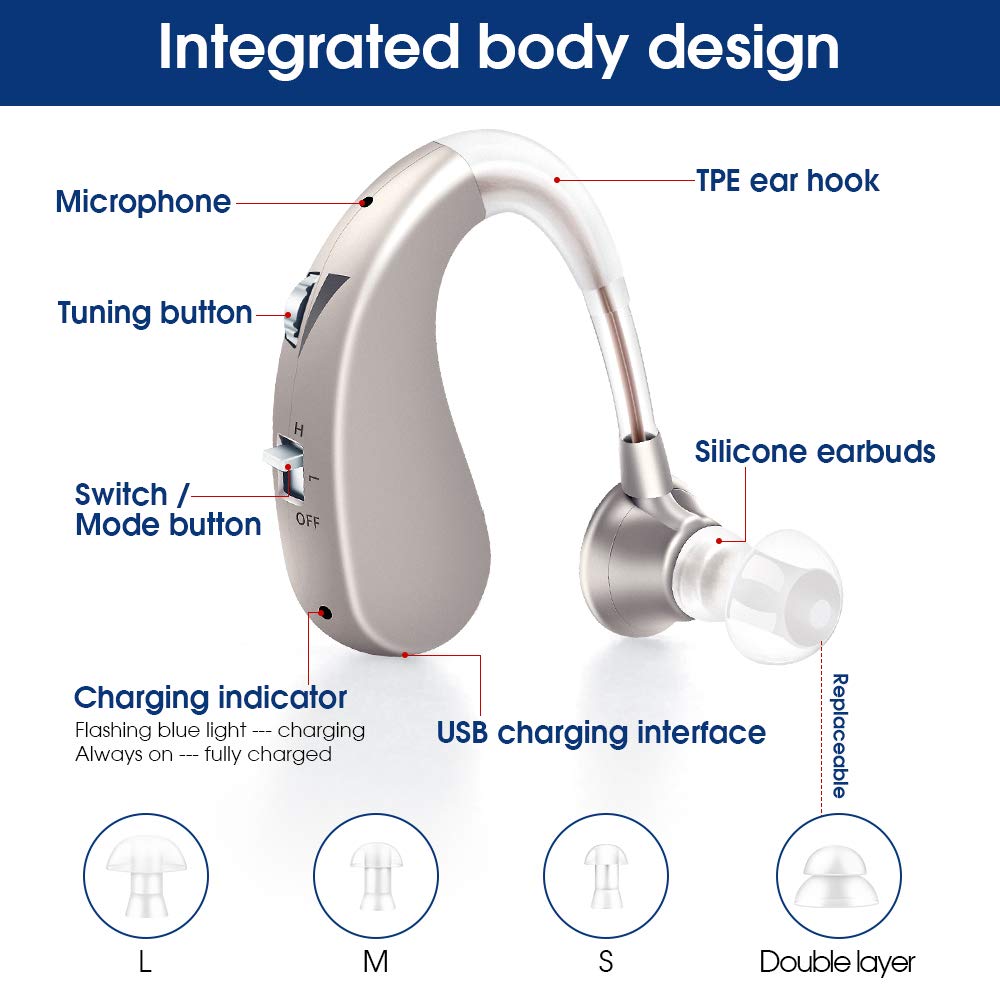 Behind-the-ear Hearing Aid| Clear Sound | Comfortable Fit | Everyday Confidence