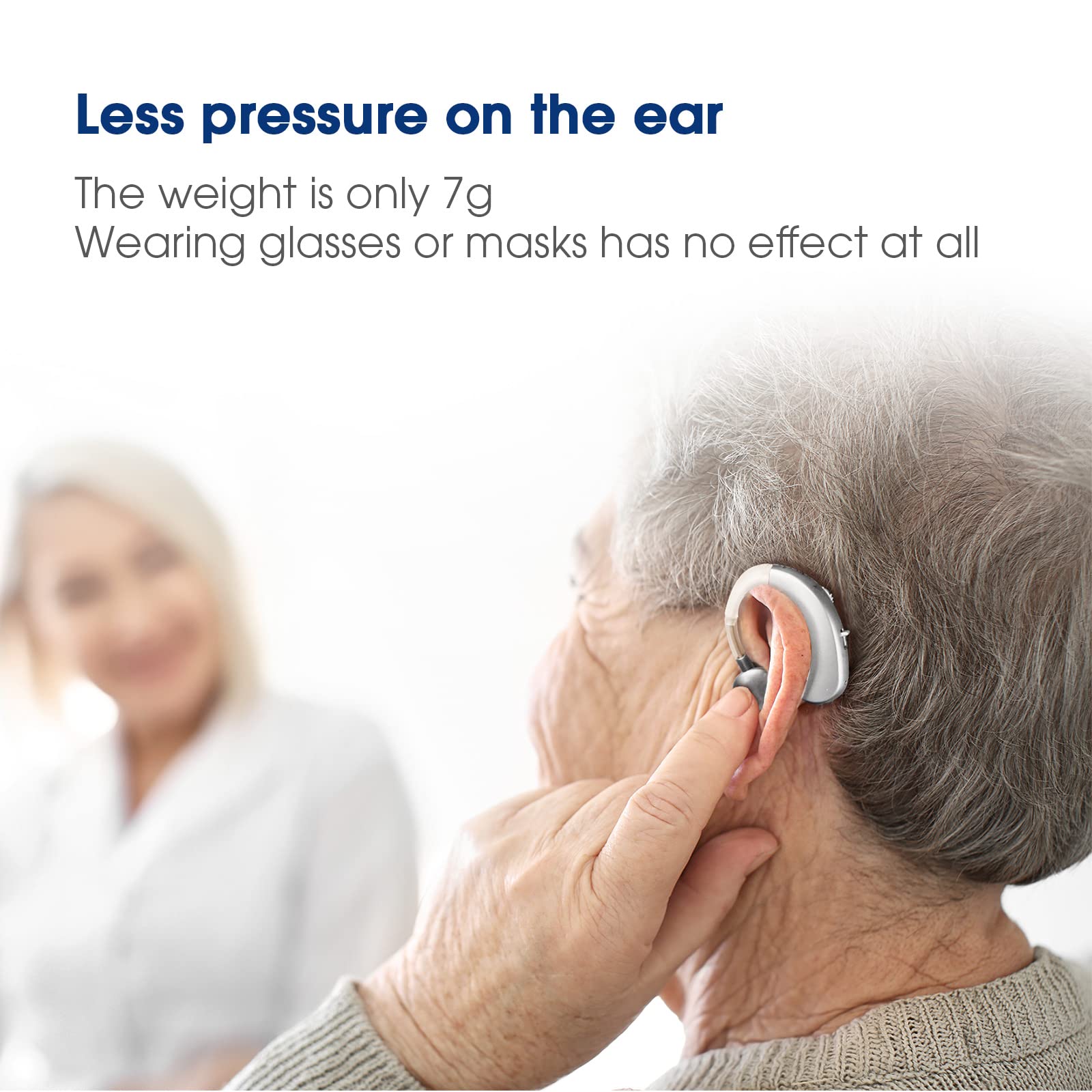 Behind-the-ear Hearing Aid| Clear Sound | Comfortable Fit | Everyday Confidence